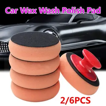 5 KS Auto poľský Hubky Odolný Dual-používanie Automobilov, Umývanie, Leštenie Pad Domov Cleaning Tool